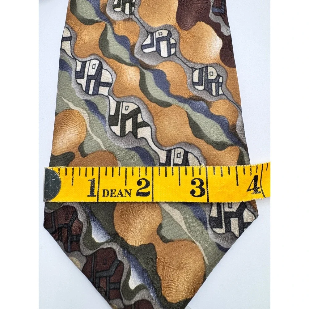 Vintage J Garcia Northern‎ Lights Collector's Edition Silk Necktie Abstract Art